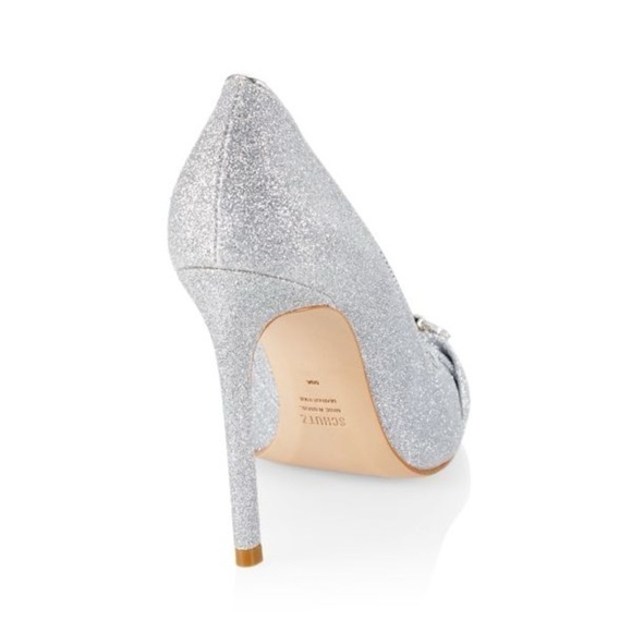 SCHUTZ Meisho Glam Glitter Pumps size 8 - Picture 3 of 16